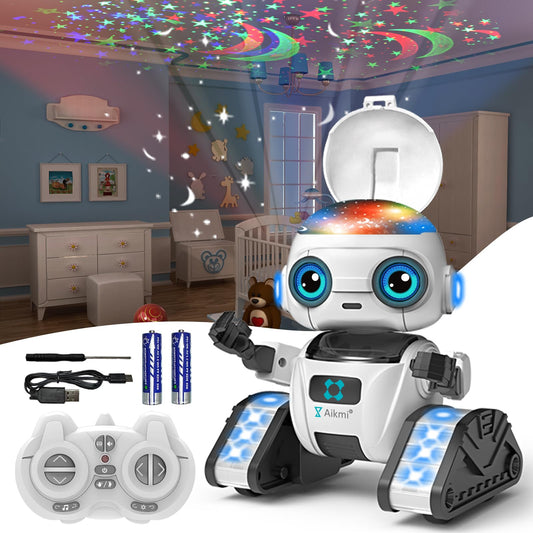 Aikmi RC Robot Toy, Projector Night Light