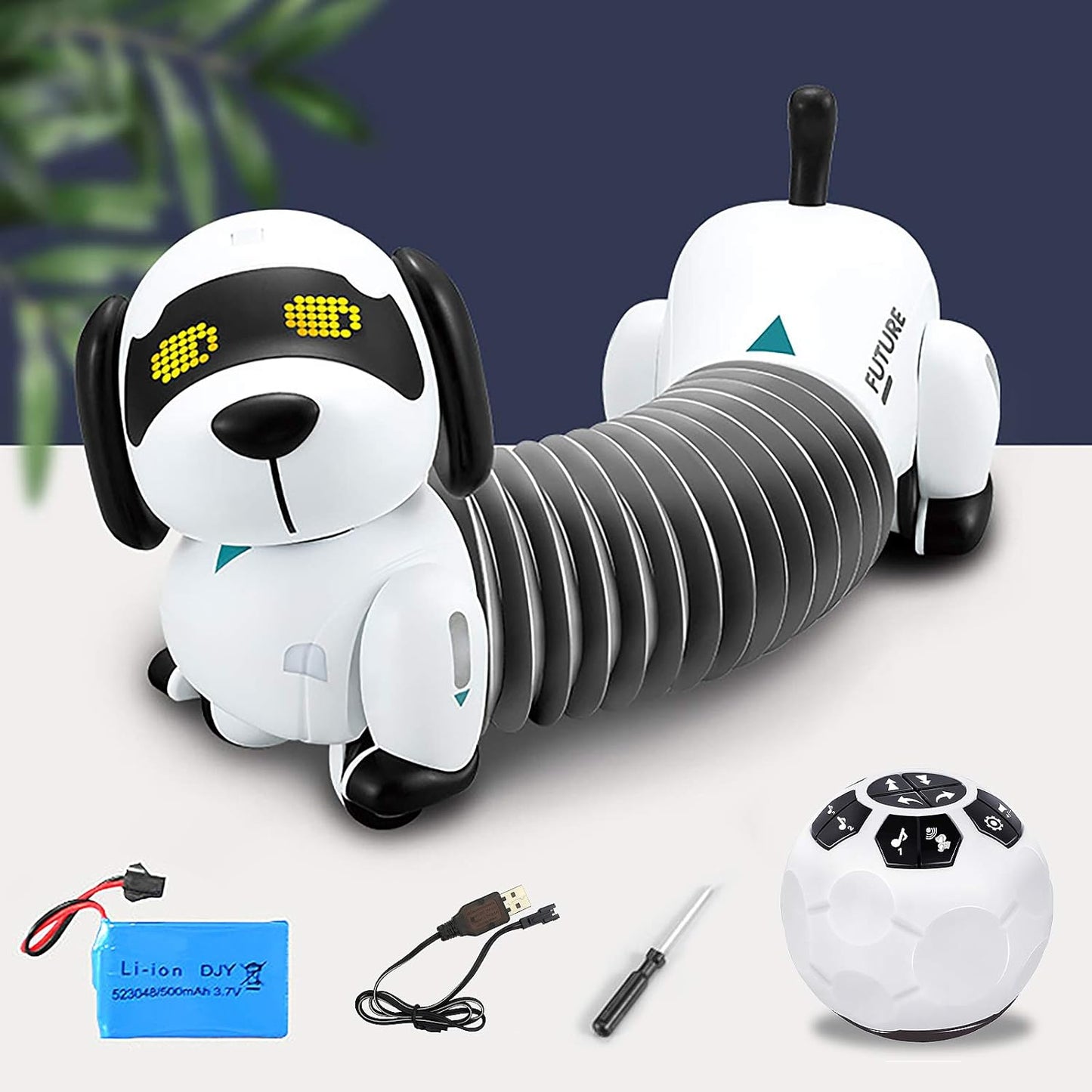 Dollox RC Robot Dog - Walking, Dancing Dachshund Puppy