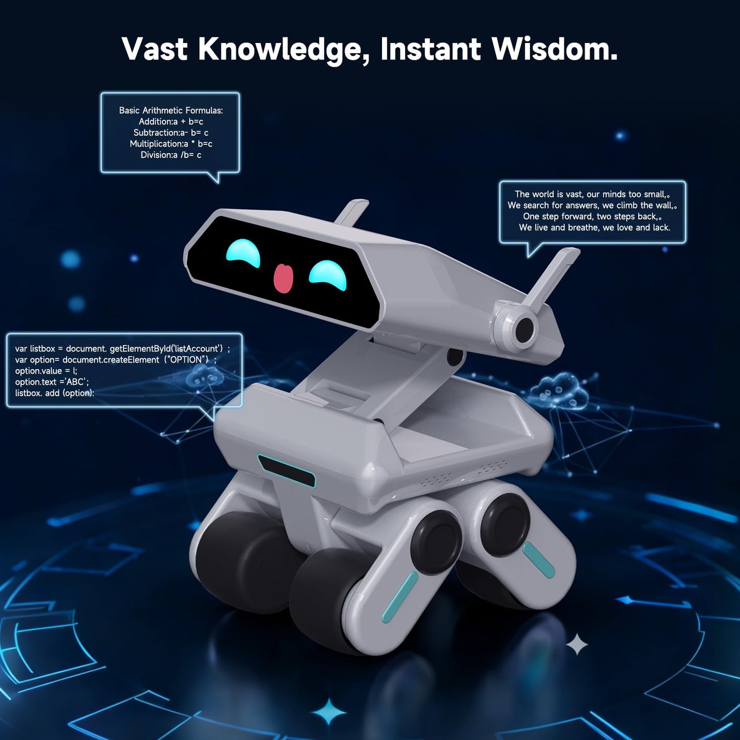 Yonbo Smart AI Robot - ChatGPT-Powered Home Companion