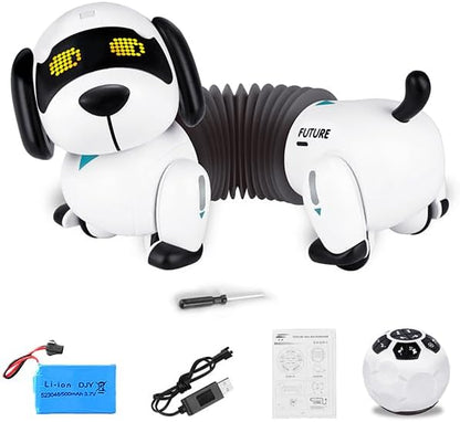 Dollox RC Robot Dog - Walking, Dancing Dachshund Puppy