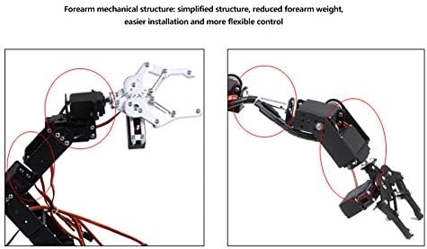 6DOF Full Metal Programmable Robot Arm — Desktop Manipulator