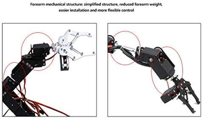 6DOF Full Metal Programmable Robot Arm — Desktop Manipulator