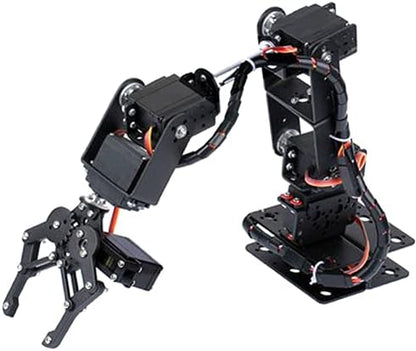 6DOF Full Metal Programmable Robot Arm — Desktop Manipulator