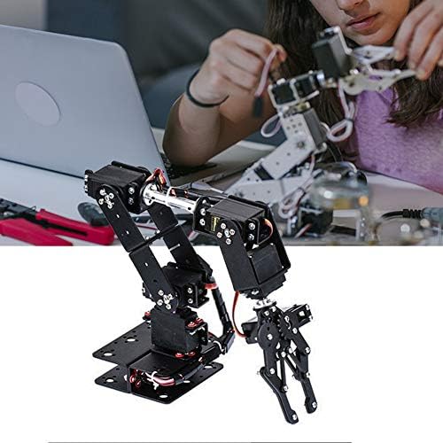 6DOF Full Metal Programmable Robot Arm — Desktop Manipulator