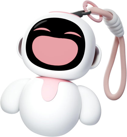 Eiliko Coral Pink — Tiny AI Companion Pendant