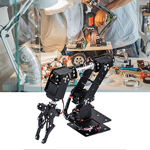 6DOF Full Metal Programmable Robot Arm — Desktop Manipulator