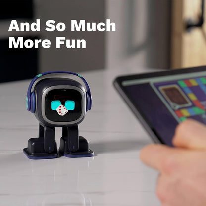 EMO — AI Desk Robot with ChatGPT, Voice Commands, Dancing & Personality