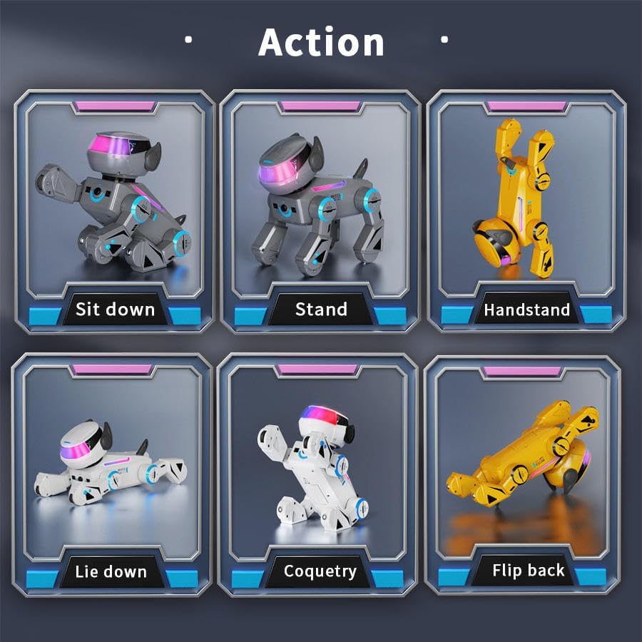 InventoBots Interactive AI Robot Dog