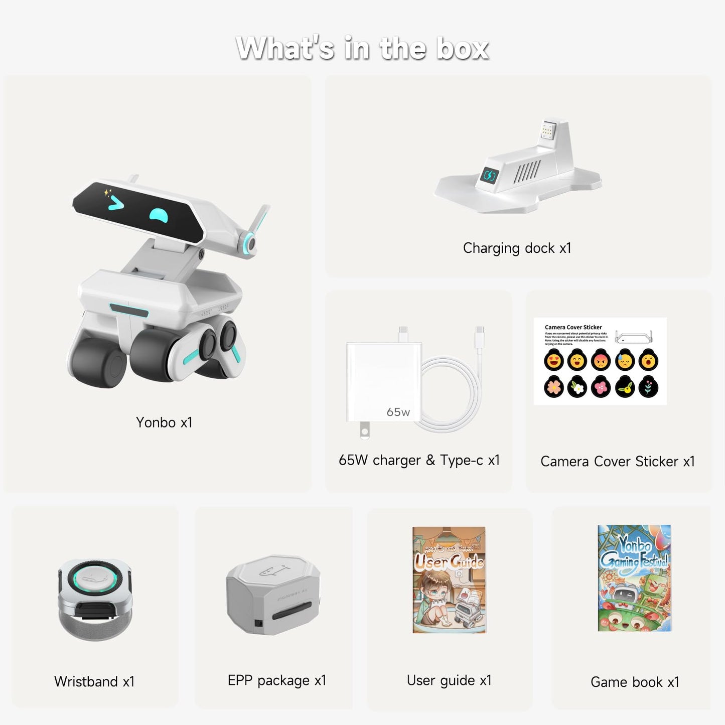 Yonbo Smart AI Robot - ChatGPT-Powered Home Companion