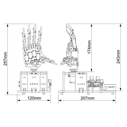 AI Bionic Robot Hand with Arduino