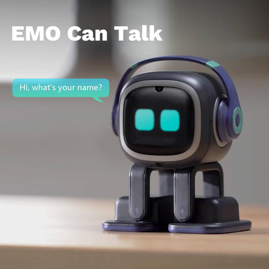 EMO — AI Desk Robot with ChatGPT, Voice Commands, Dancing & Personality