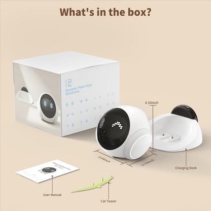 Honey Tour 1080P Pet Camera Robot — Movable Indoor Camera with Auto-Charging, Night Vision & 2-Way Talk