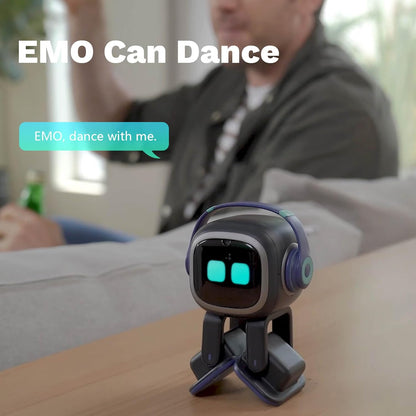 EMO — AI Desk Robot with ChatGPT, Voice Commands, Dancing & Personality