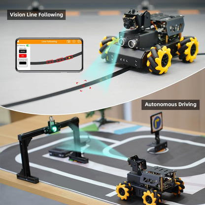 HIWONDER TurboPi - Raspberry Pi 5 AI Vision Robot Car