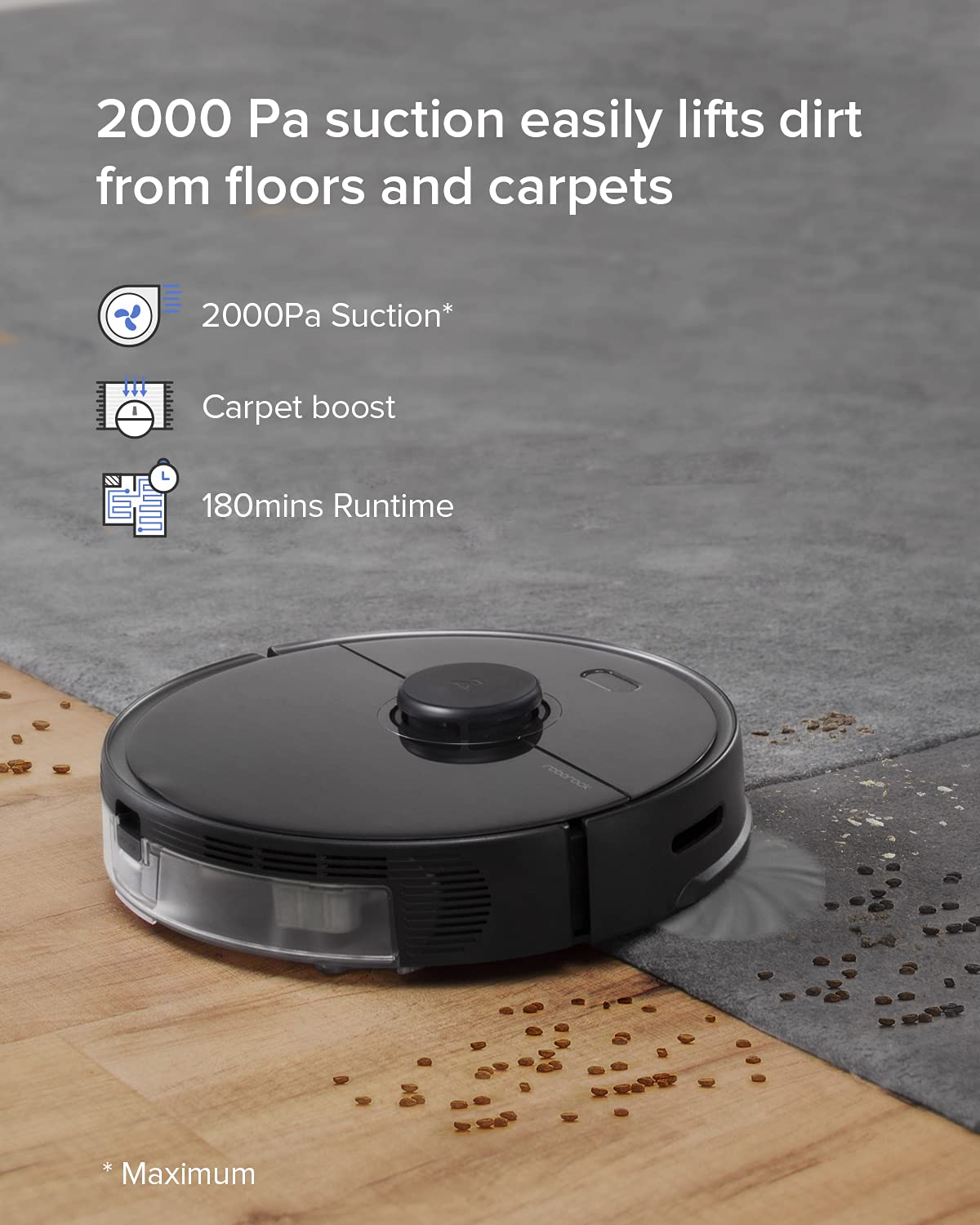 Roborock Q7 M5+ Robot Vacuum & Mop — 10000Pa Suction, 7-Week Self-Empty & LiDAR Navigation