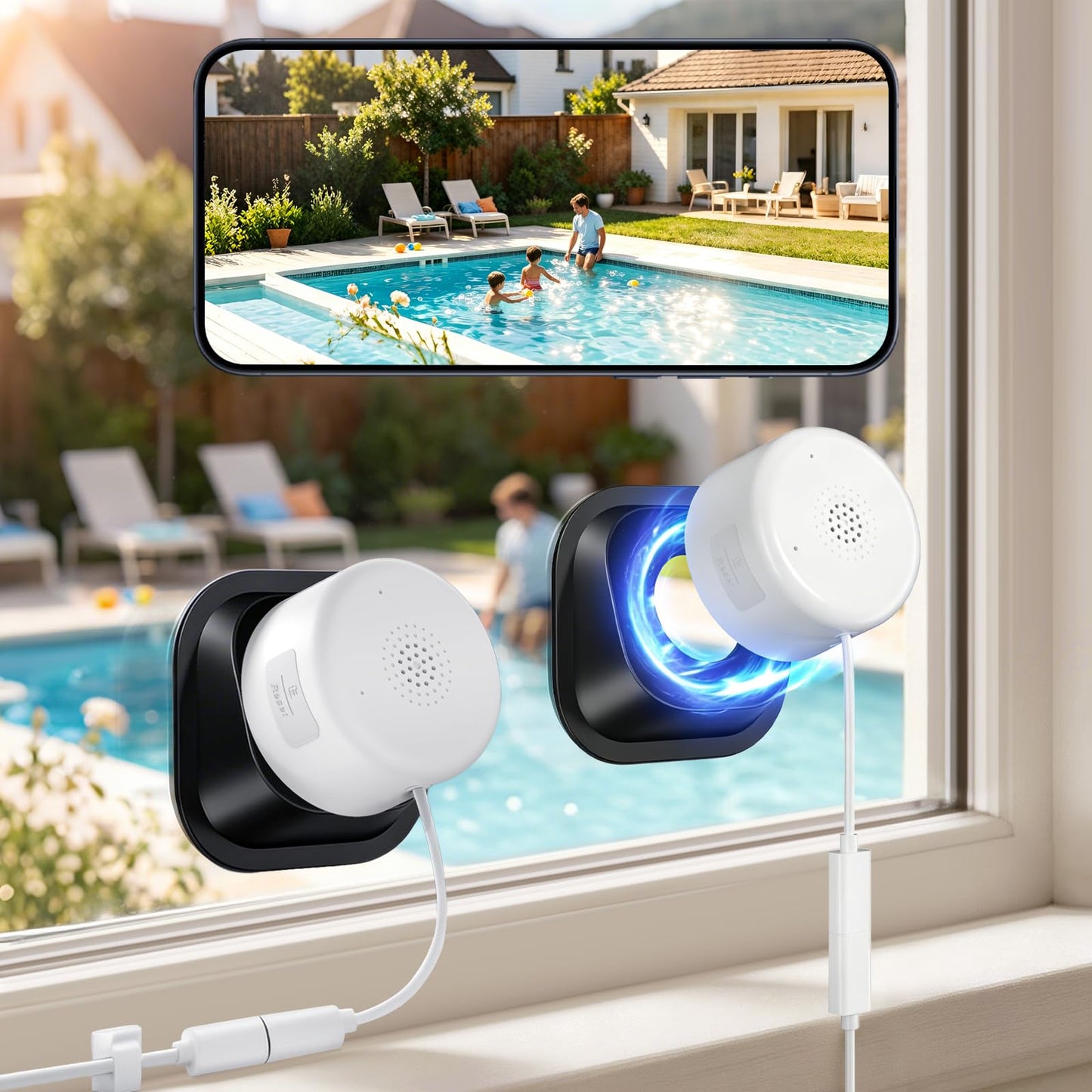 Gyliziex 2K Indoor Security Camera Robot — AI Human Detection, Colour Night Vision & 2-Way Talk