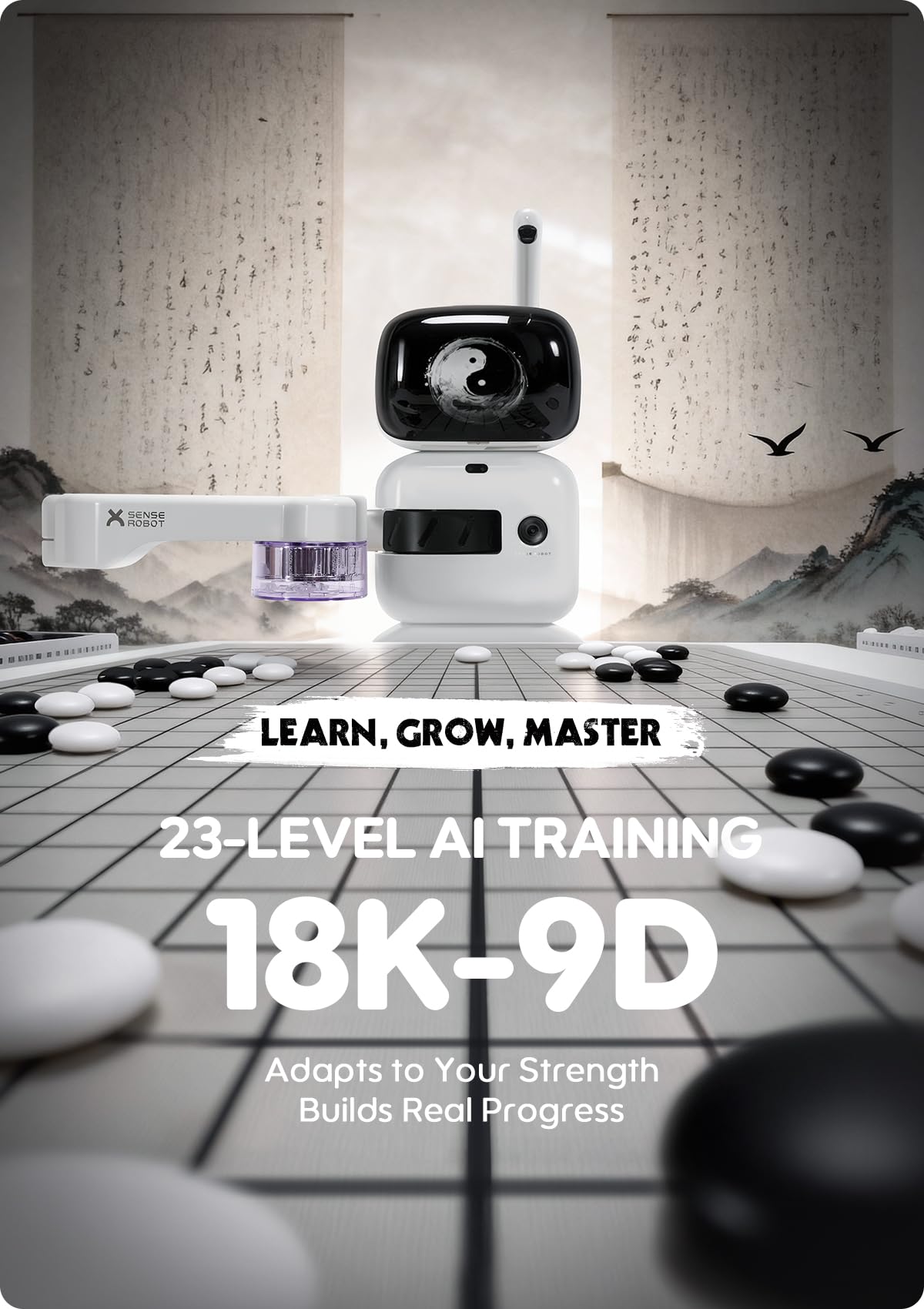 Sense Robot Go Professional — AI Smart Go Board with Robotic Arm