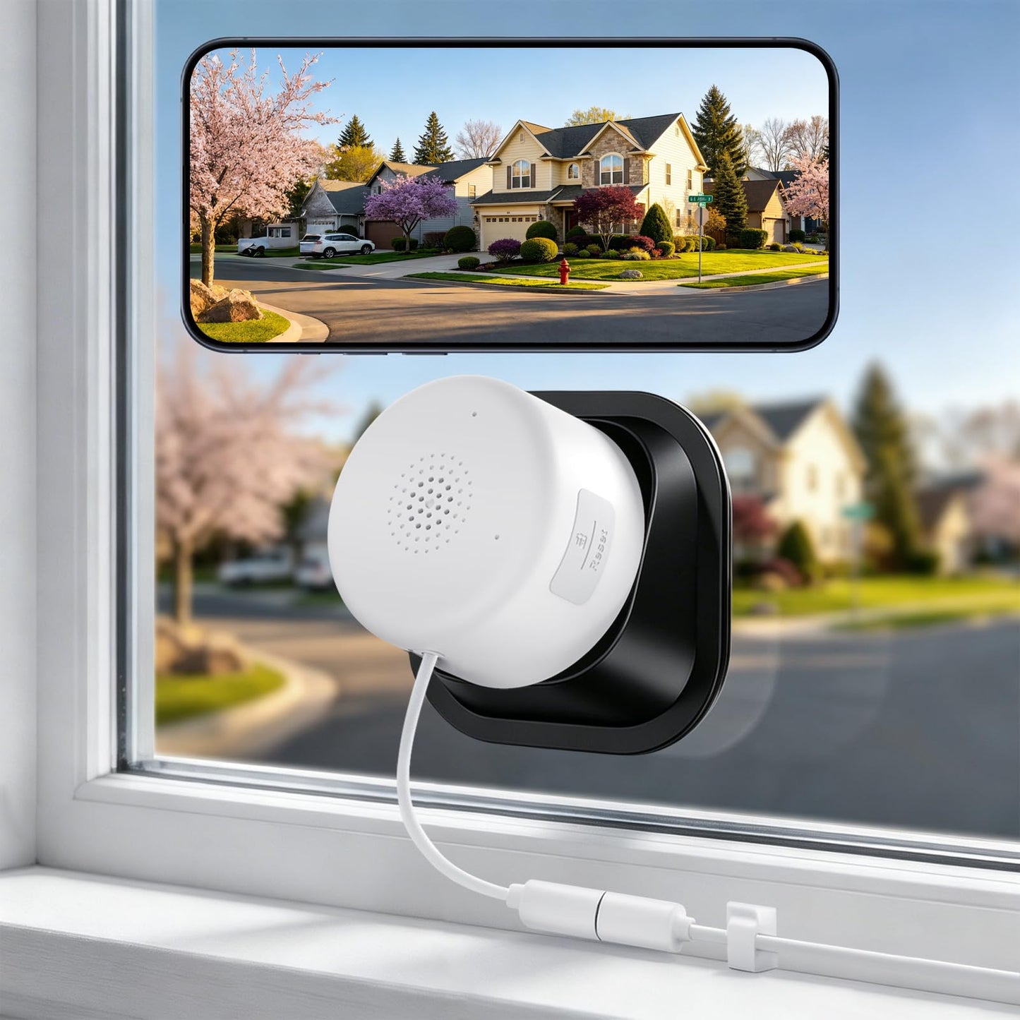 Gyliziex 2K Indoor Security Camera Robot — AI Human Detection, Colour Night Vision & 2-Way Talk