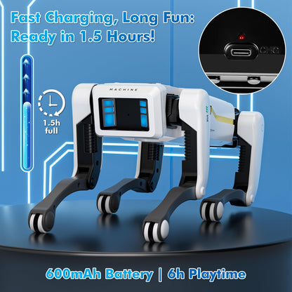 Smart Robot Dog — Voice Control, 30+ Actions & App Programming