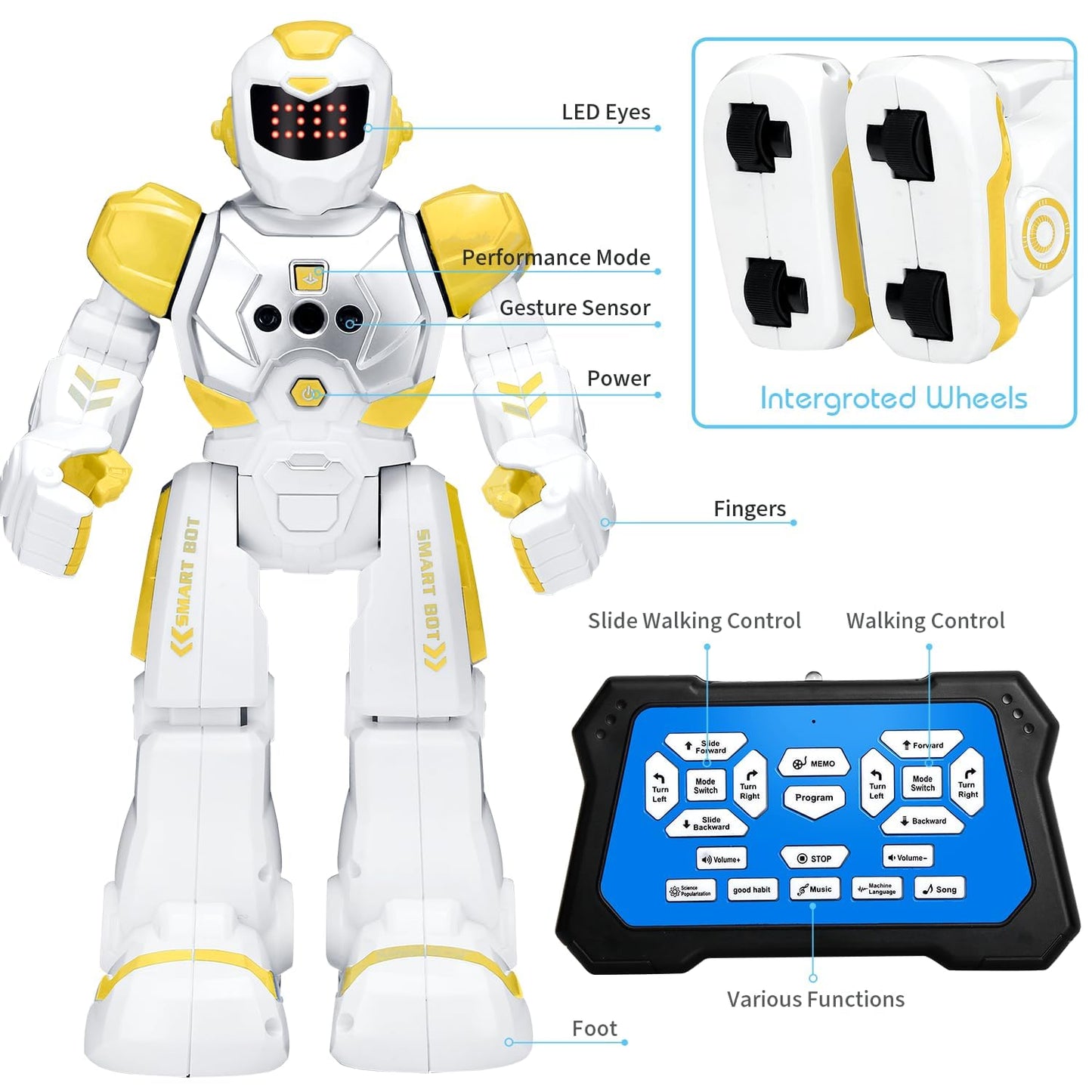 KingsDragon RC Gesture Sensing Robot