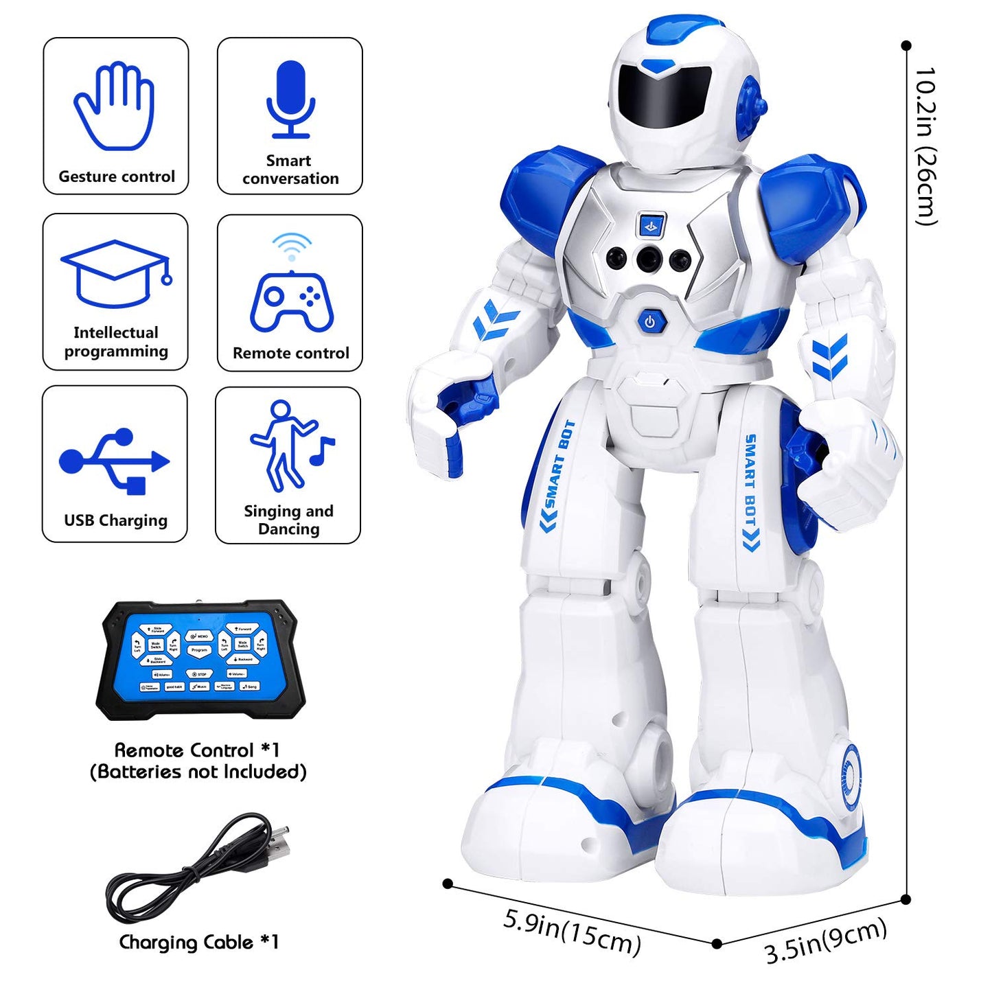 KingsDragon RC Gesture Sensing Robot