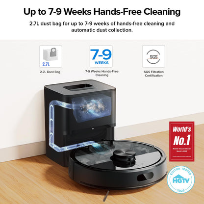 Roborock Q7 M5+ Robot Vacuum & Mop — 10000Pa Suction, 7-Week Self-Empty & LiDAR Navigation