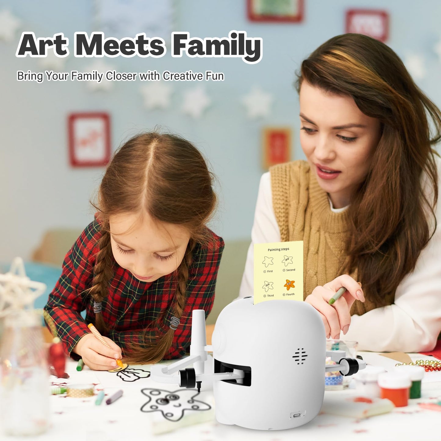 RIVGOT Drawing Robot for Kids — 150 Cards
