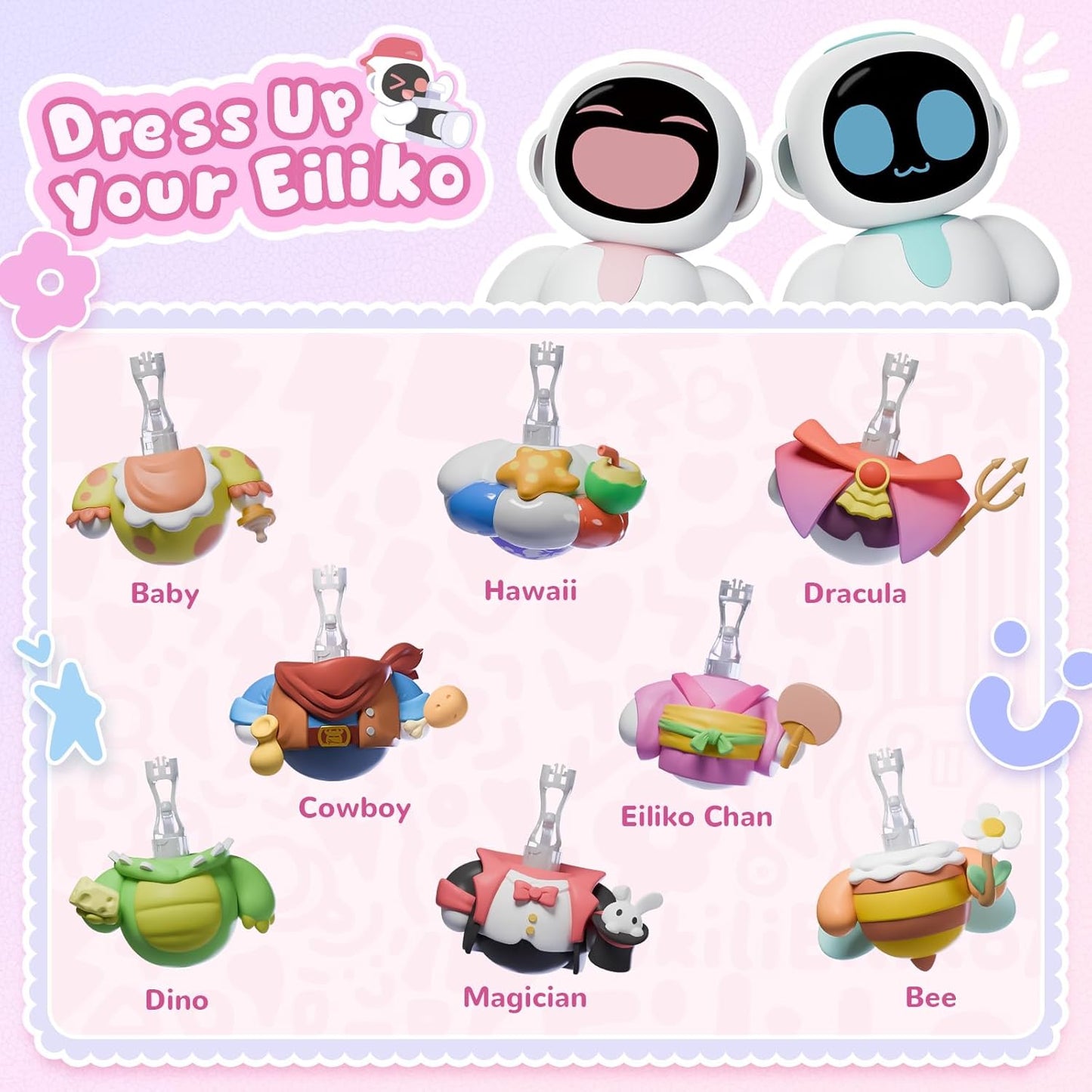 Eiliko Coral Pink — Tiny AI Companion Pendant