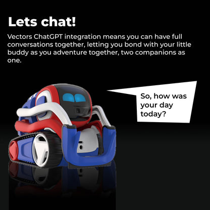 Anki Vector 2.0 — AI Home Robot with ChatGPT, Face Recognition & Voice Conversations