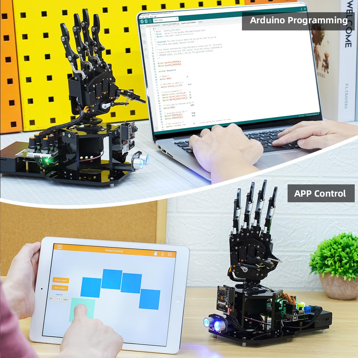AI Bionic Robot Hand with Arduino