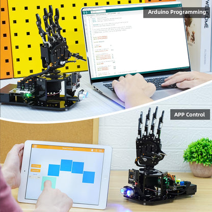 AI Bionic Robot Hand with Arduino