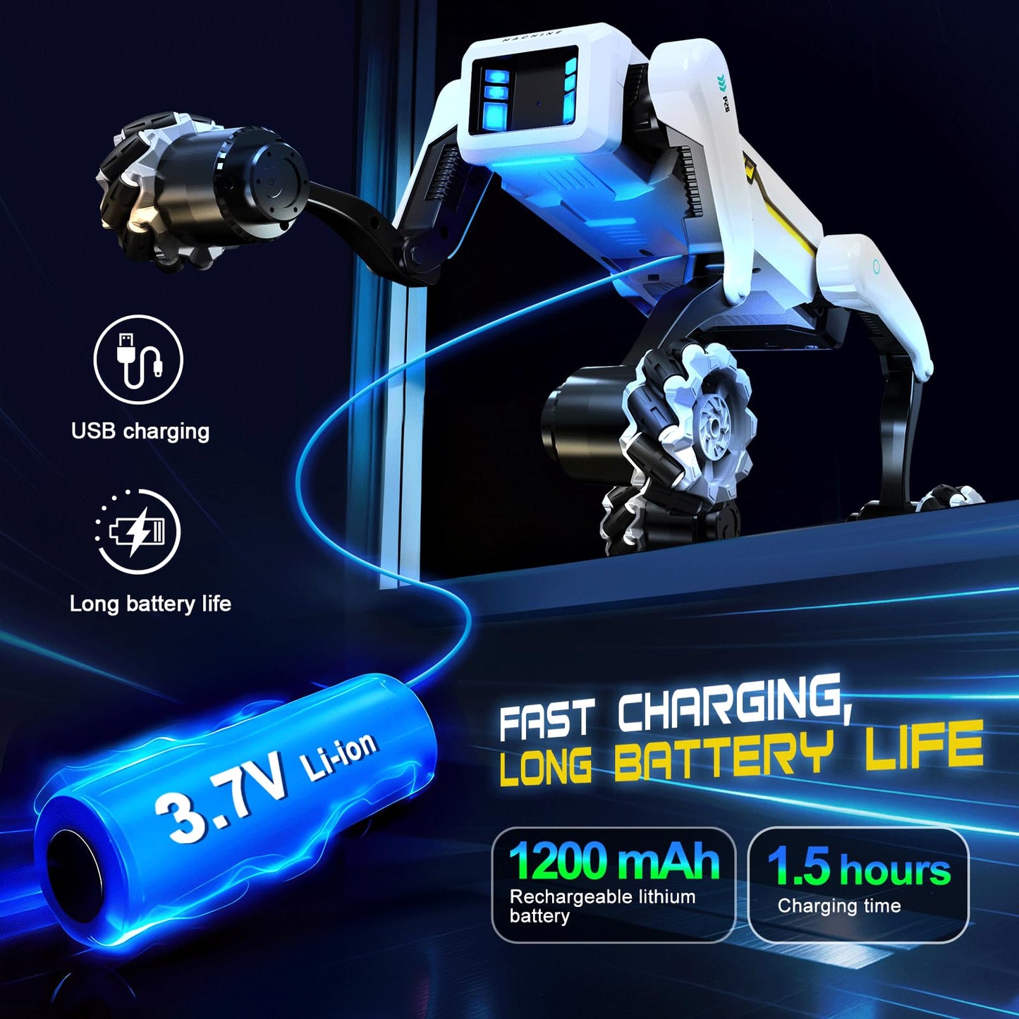 Smart Robot Dog — Voice Control, 30+ Actions & App Programming