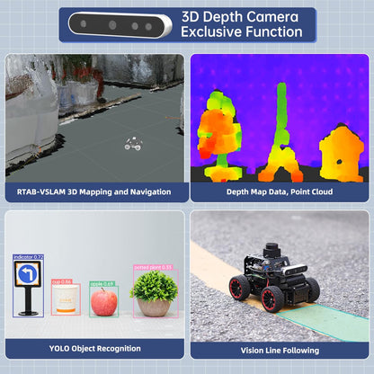 HIWONDER MentorPi A1 - ChatGPT AI Robot Car with 3D Depth Camera
