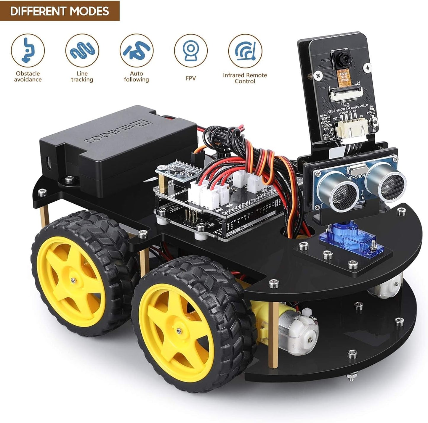 ELEGOO UNO R3 Smart Robot Car Kit V4