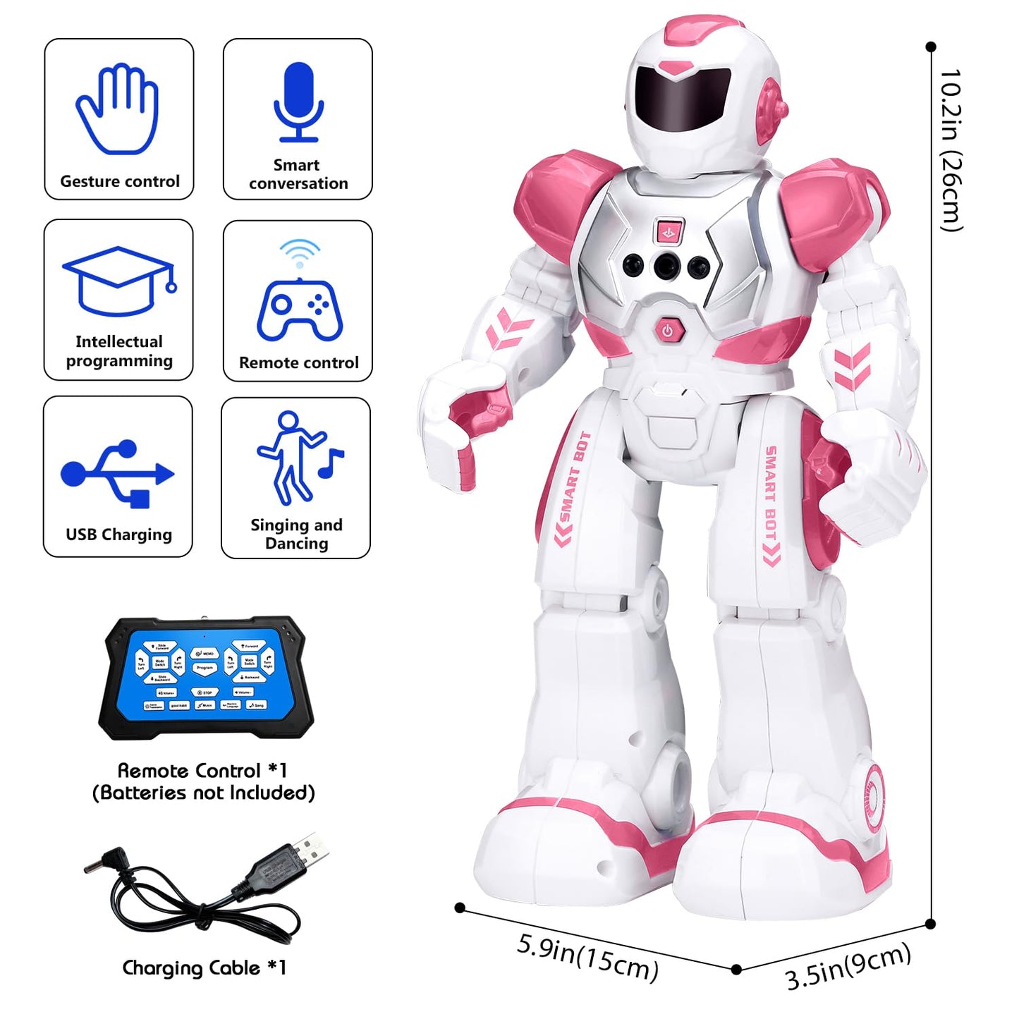KingsDragon RC Gesture Sensing Robot