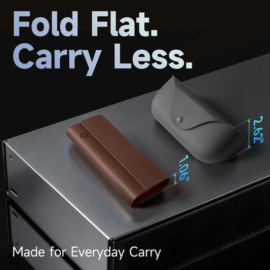 Foldable Charging Case for Smart Glasses — 2000mAh Portable Travel Charger