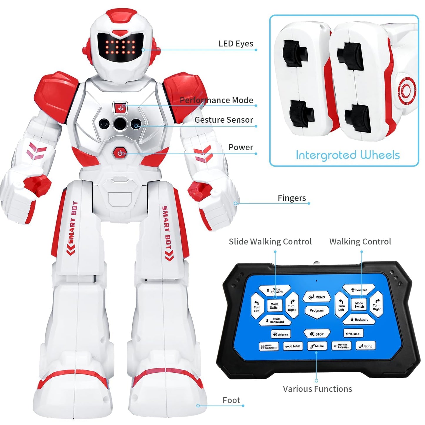 KingsDragon RC Gesture Sensing Robot
