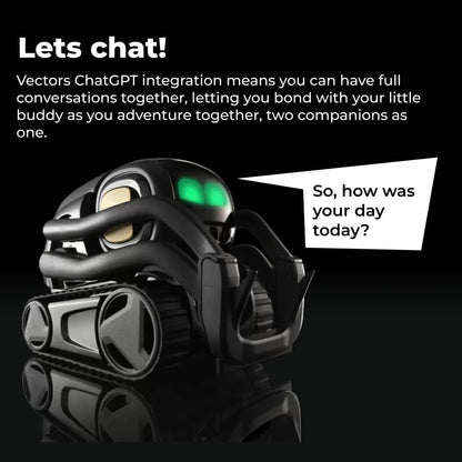 Anki Vector 2.0 — AI Home Robot with ChatGPT, Face Recognition & Voice Conversations