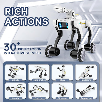 Smart Robot Dog — Voice Control, 30+ Actions & App Programming