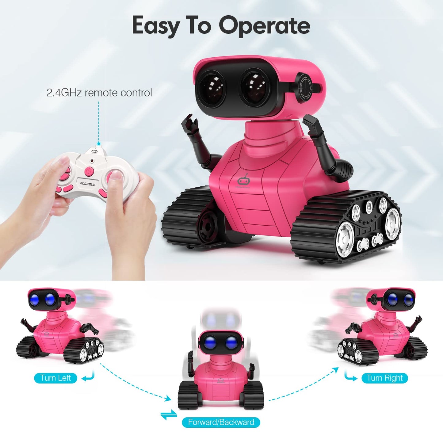 ALLCELE RC Robot Toy for Kids