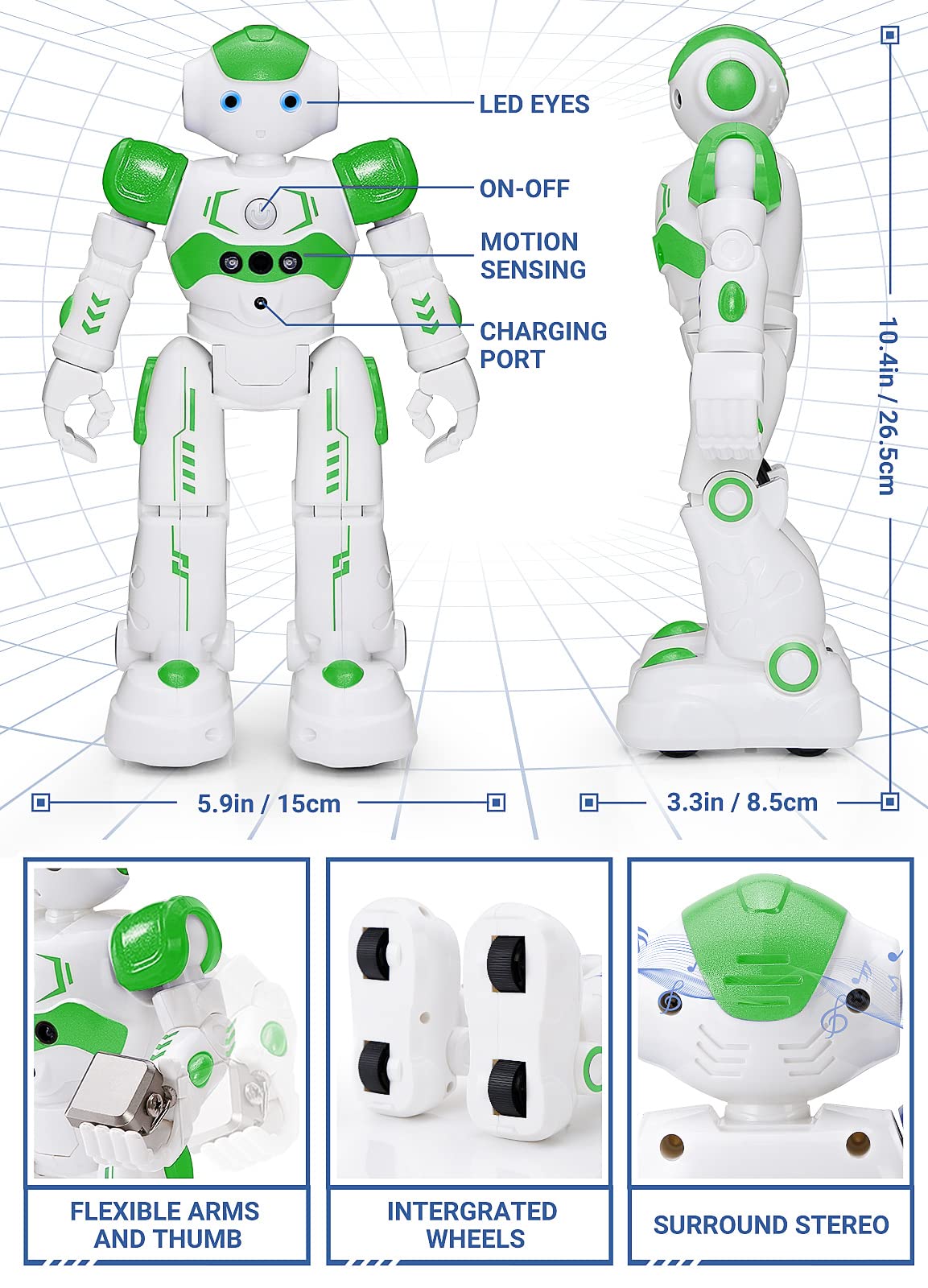 KingsDragon RC Robot