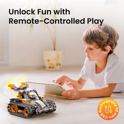 Sillbird 5-in-1 Robot Building Kit — 488 Pieces