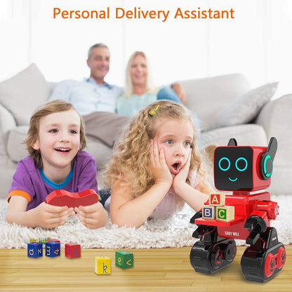HBUDS RC Robot Toy — Dancing, Singing, Voice Recording & Built-In Coin Bank for Kids