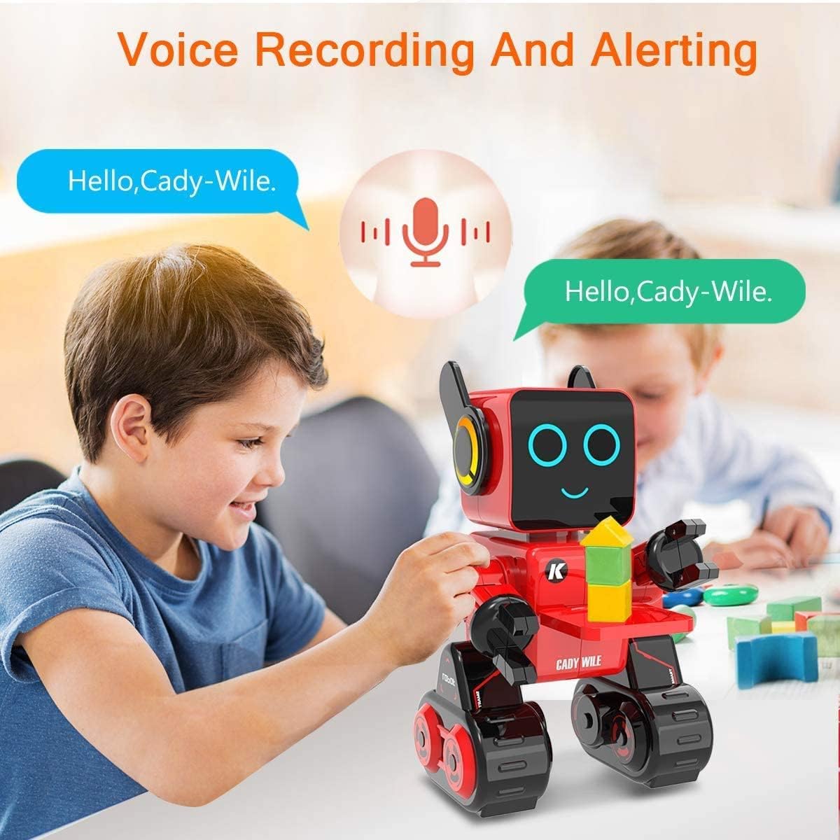 HBUDS RC Robot Toy — Dancing, Singing, Voice Recording & Built-In Coin Bank for Kids