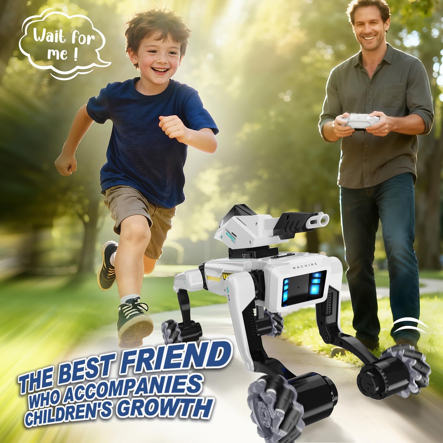 Smart Robot Dog — Voice Control, 30+ Actions & App Programming