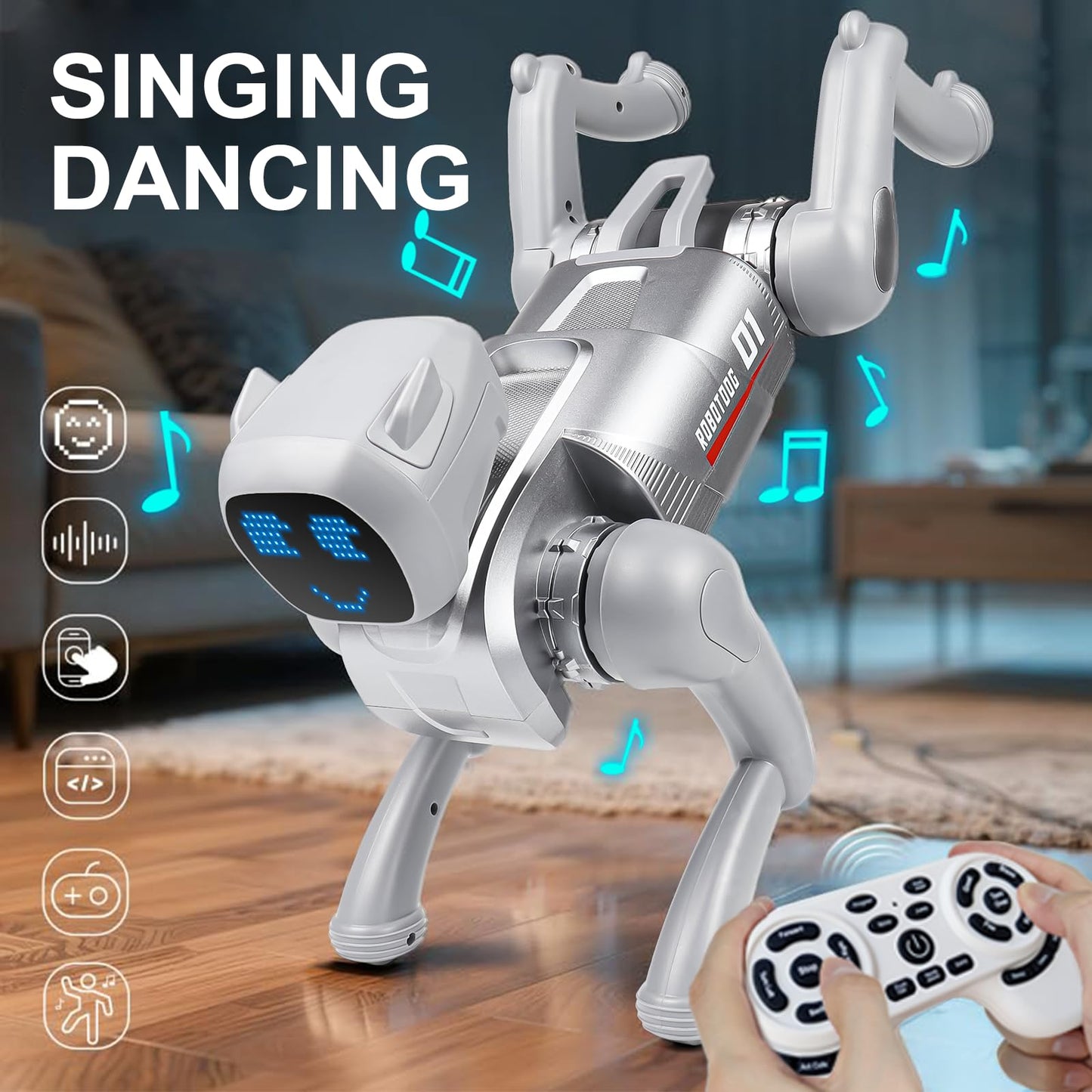 Smart Robot Dog Toy for Kids 6+ - Voice Control