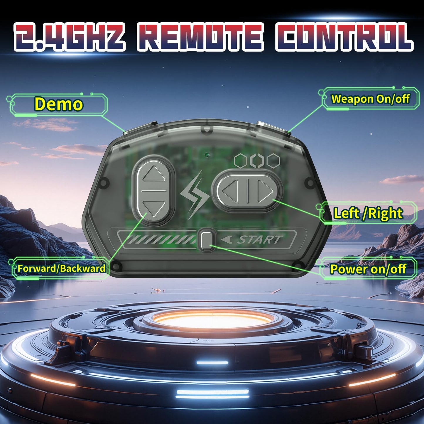 RC Battle Robots - 2-Player Fighting Robot Set