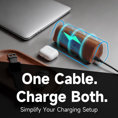Foldable Charging Case for Smart Glasses — 2000mAh Portable Travel Charger