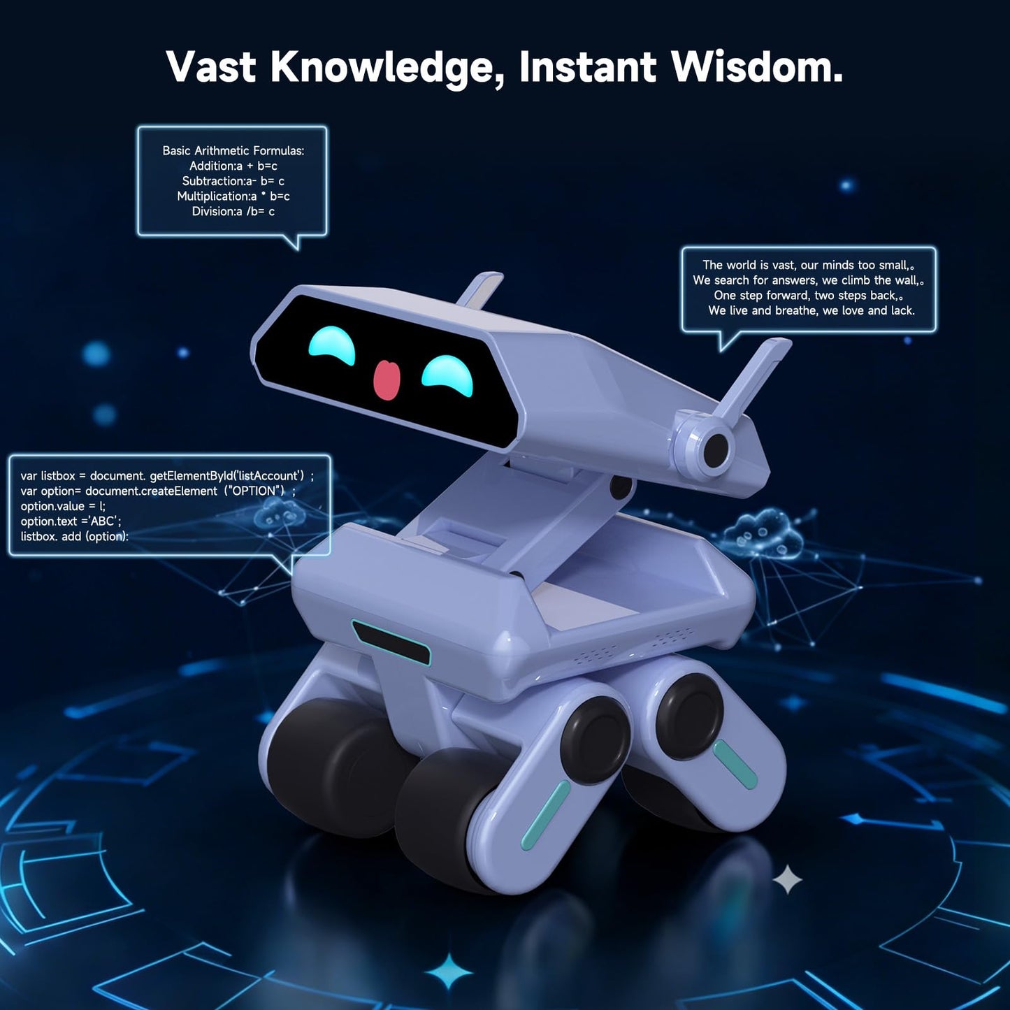Yonbo Smart AI Robot - ChatGPT-Powered Home Companion