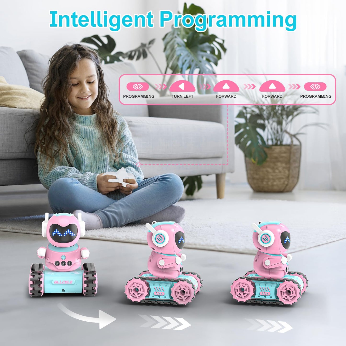 ALLCELE RC Robot Toy for Kids
